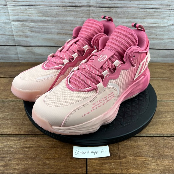 Adidas Dame 7 EXTPLY GCA ‘D.O.L.L.A.’ Pink Rose - Picture 2 of 7